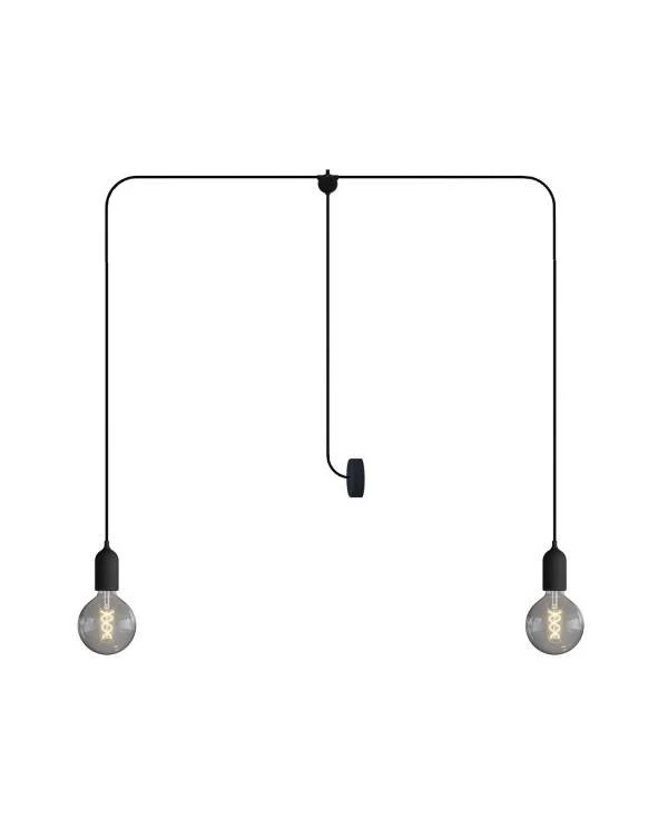 Lámpara de exterior de 2 luces con rosetón  - T-Snake