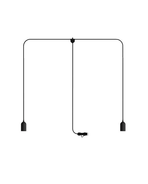 Lámpara de exterior de 2 luces portatil- T-Snake