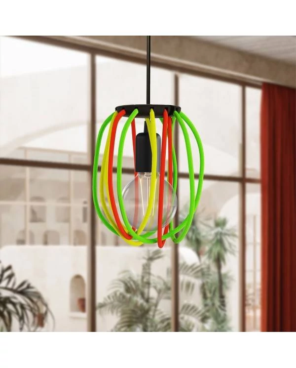 Pantalla Cablò negra 50 cm