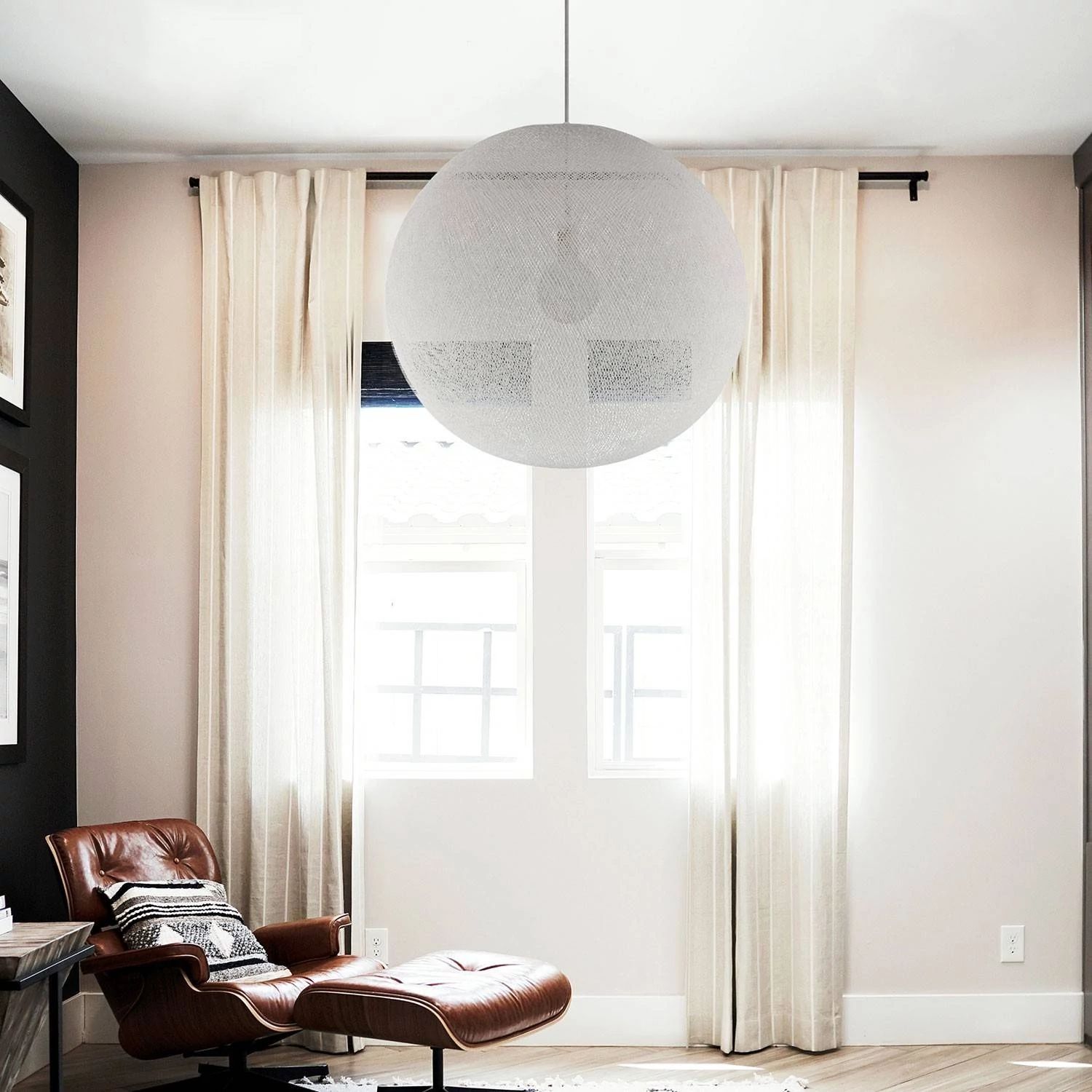 Pantalla Sfera Light en hilo - hecho a mano