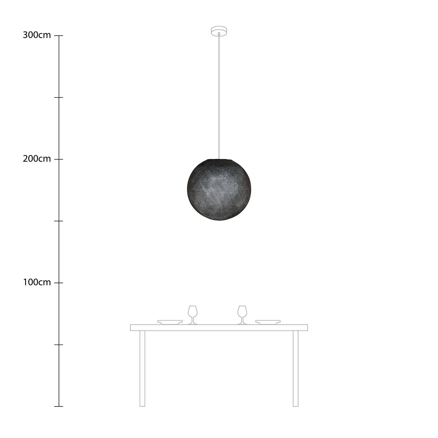 Pantalla Sfera Light en hilo - hecho a mano