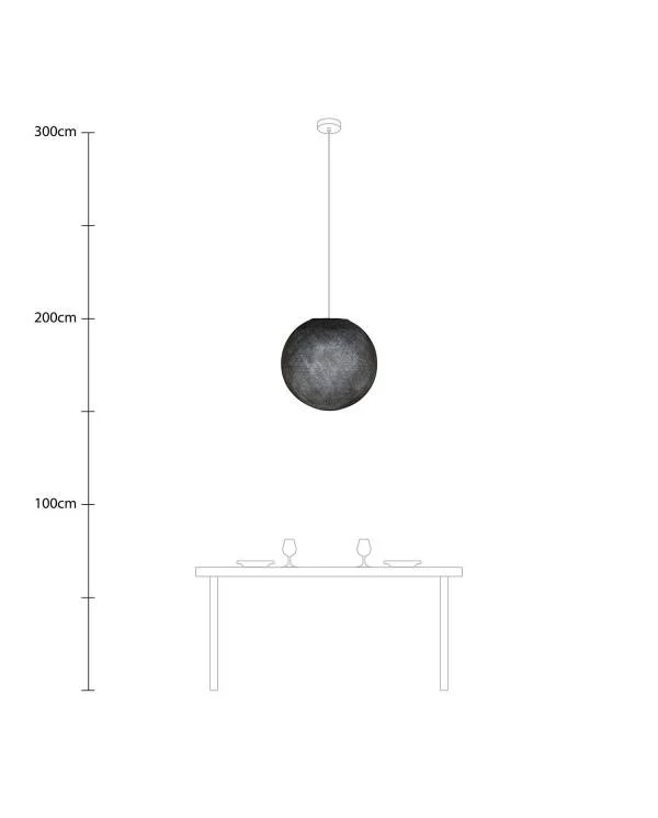 Pantalla Sfera Light en hilo - hecho a mano