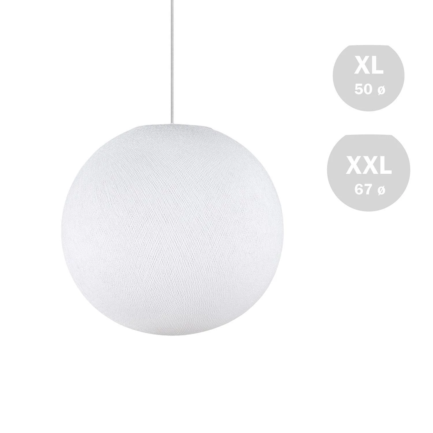 Pantalla Sfera Light en hilo - hecho a mano