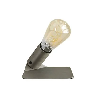 SI! Lámpara de sobremesa 5V con bombilla ST64 y base metálica