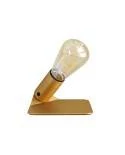 SI! Lámpara de mesa de 5V con bombilla ST64 y base metálica