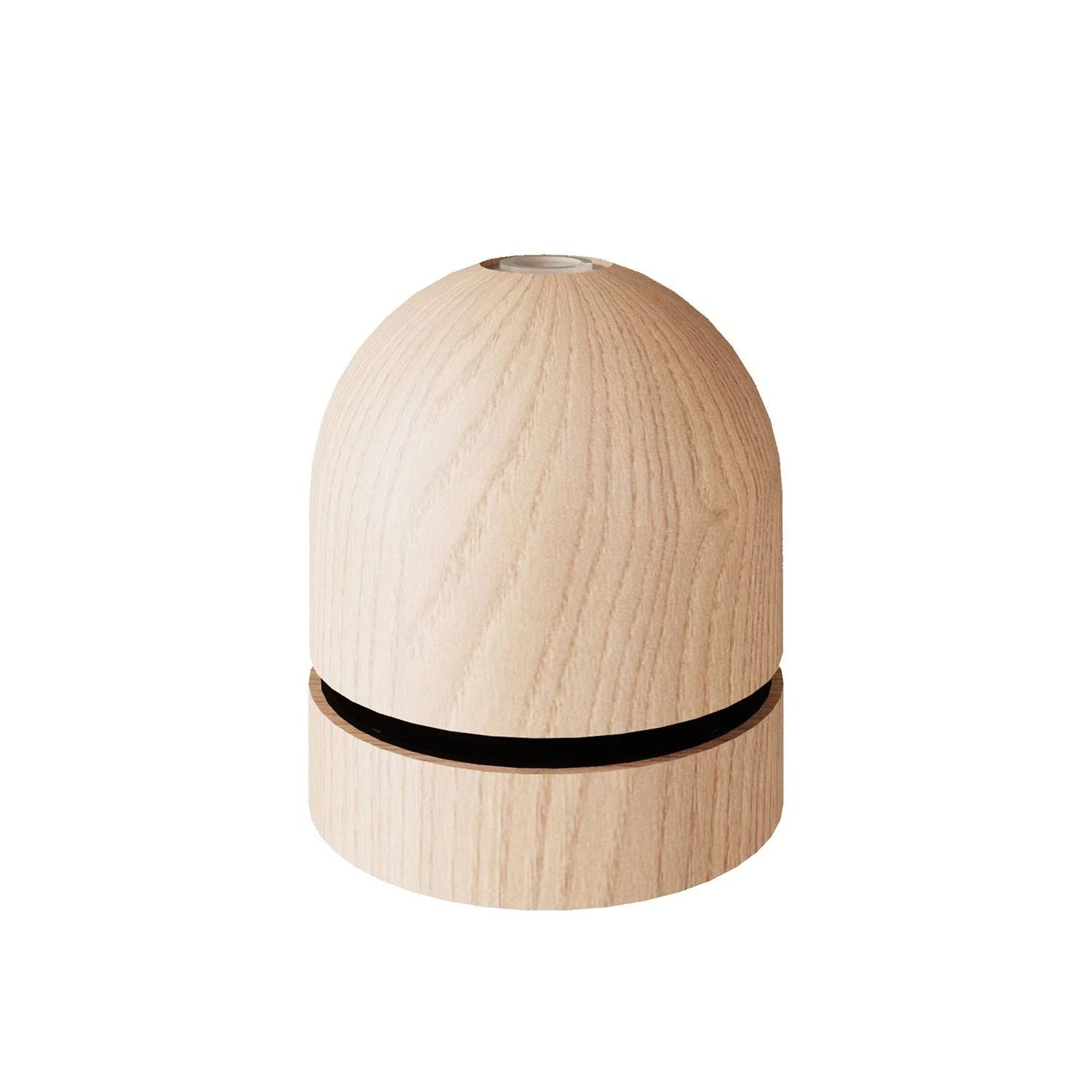 Portalámparas E27 de madera roscado para pantalla