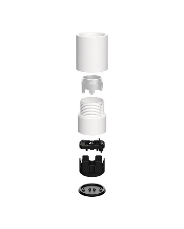 Portalámparas E27 de pared o techo IP44
