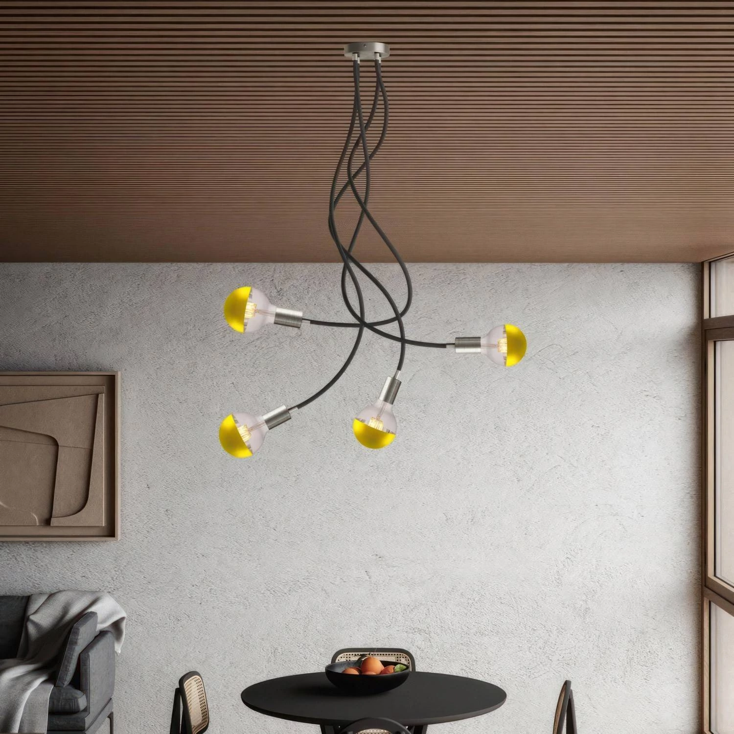 Flex 90 cm. lámpara de techo articulada de luz difusa LED G95