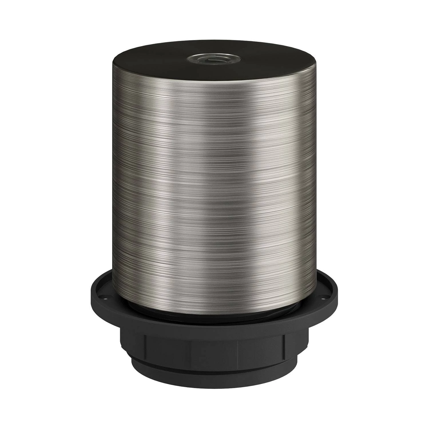 Kit portalámparas E27 semi-roscado con abrazadera de cable oculta
