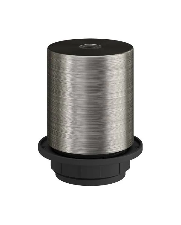 Kit portalámparas E27 semi-roscado con abrazadera de cable oculta