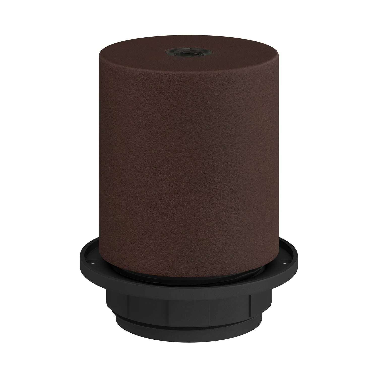 Kit portalámparas E27 semi-roscado con abrazadera de cable oculta