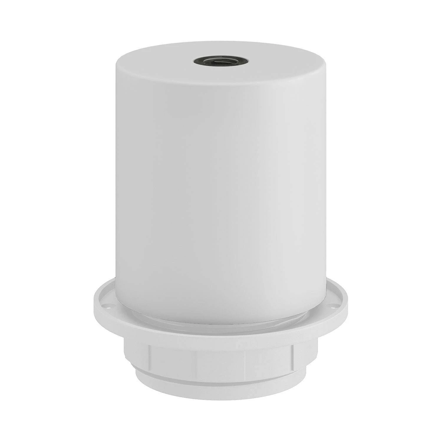 Kit portalámparas E27 semi-roscado con abrazadera de cable oculta