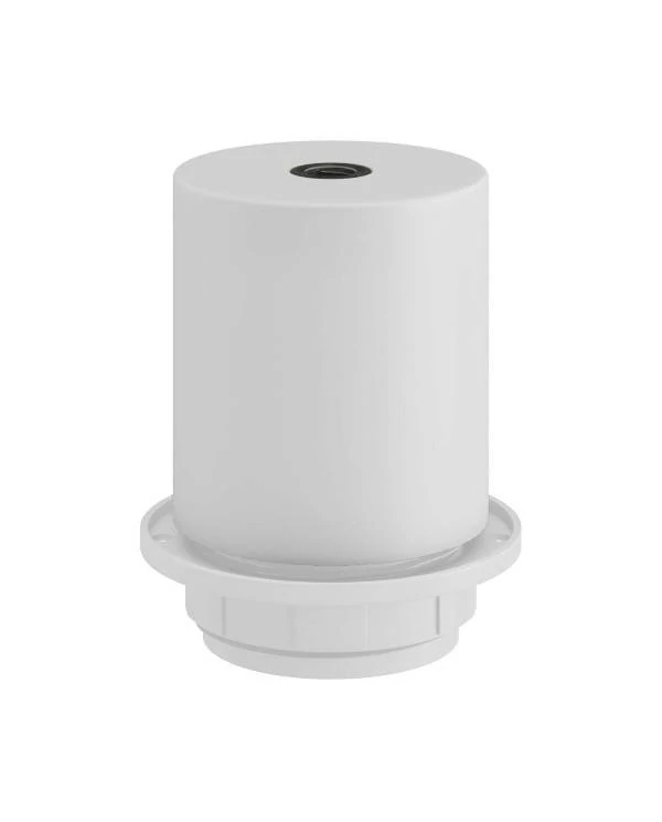 Kit portalámparas E27 semi-roscado con abrazadera de cable oculta