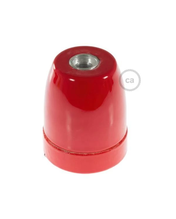 Kit portalámparas de porcelana E27