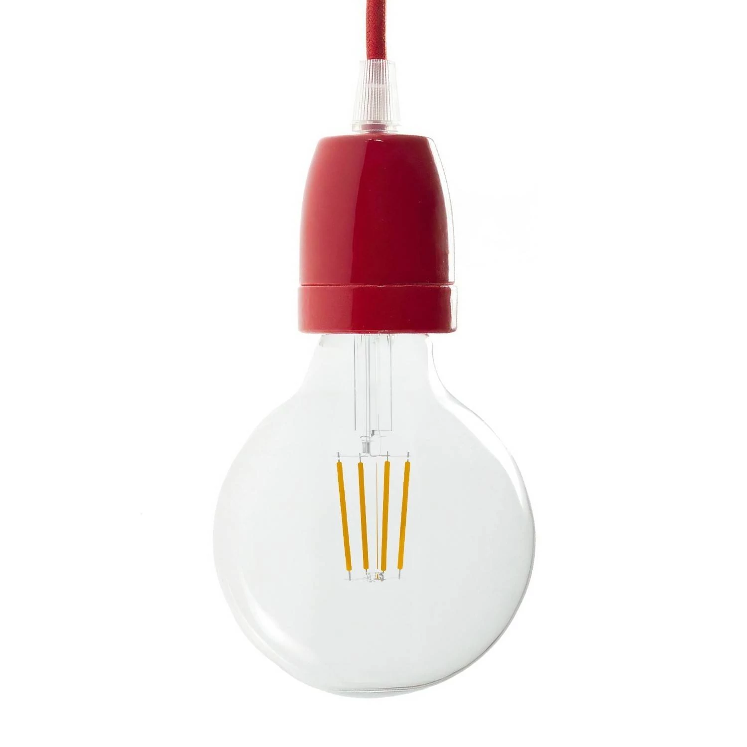 Kit portalámparas de porcelana E27