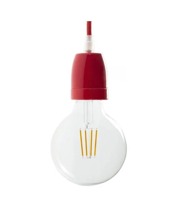 Kit portalámparas de porcelana E27
