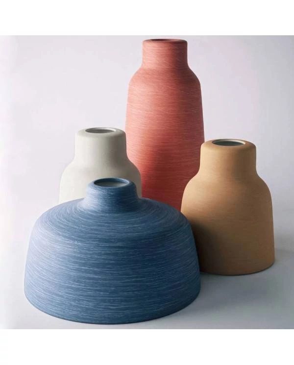 Pantalla Vaso cerámica colección Materia, Made in Italy