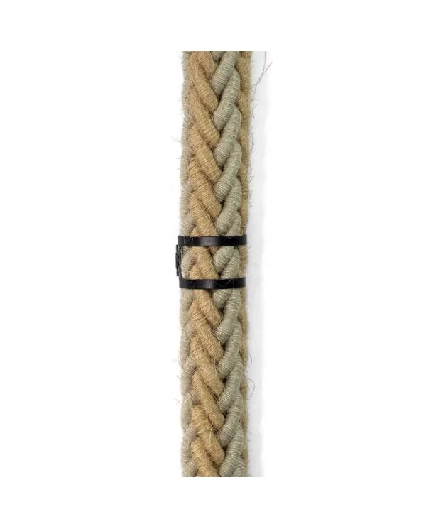 Clip de abrazadera de cable metálico para cordón de 24 mm