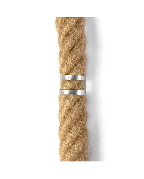 Clip de abrazadera de cable metálico para cordón de 30 mm
