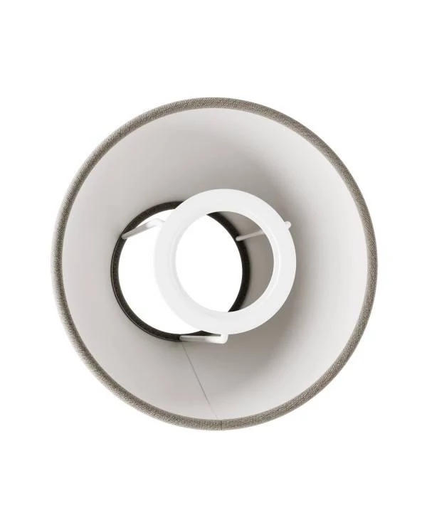 Mini pantalla Impero E27 en tela para lámpara de mesa o aplique