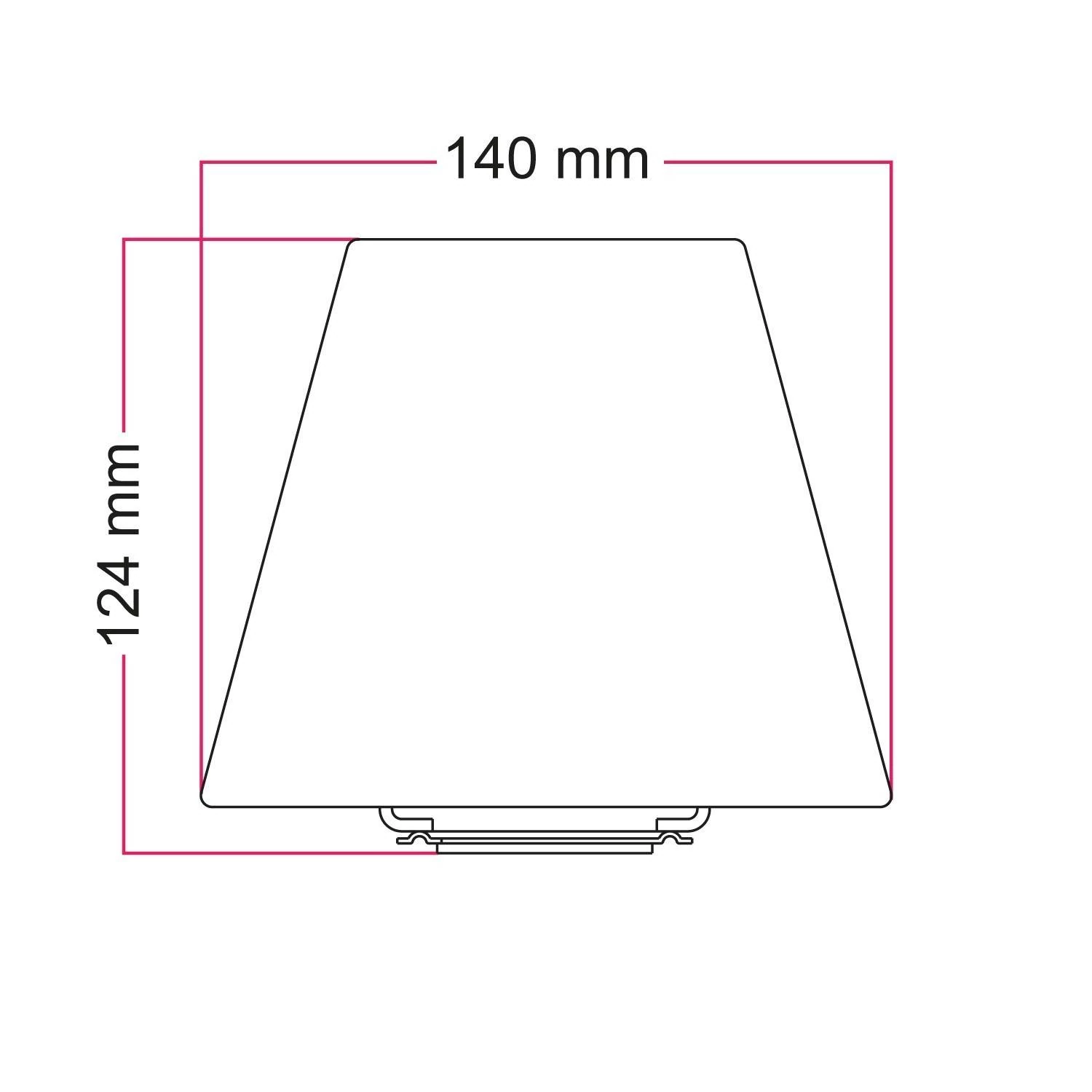 Mini pantalla Impero E27 en tela para lámpara de mesa o aplique