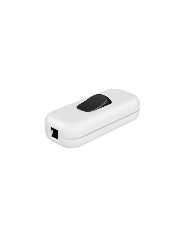 Interruptor basculante unipolar Blanco