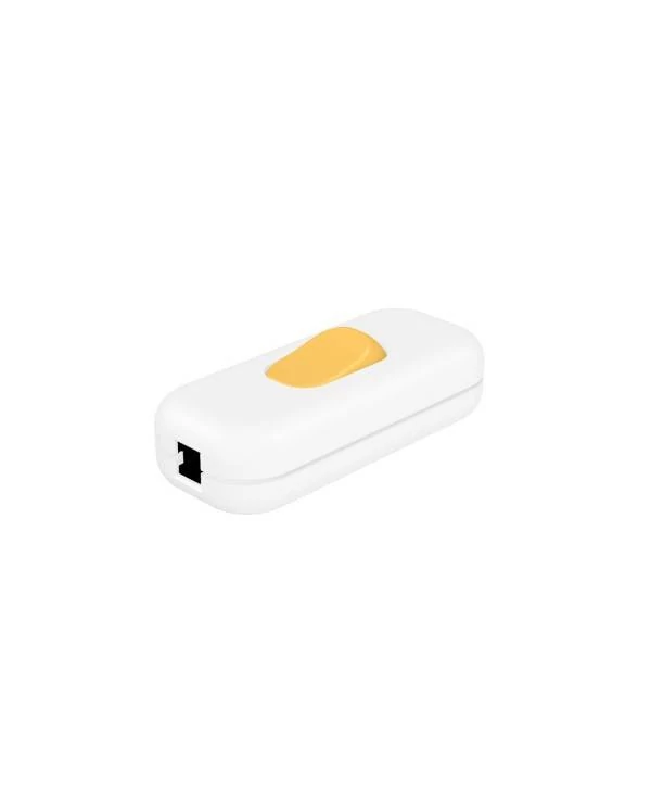 Interruptor basculante unipolar Blanco