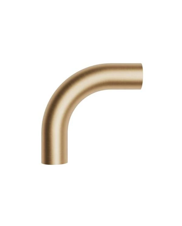 Tubo curvo de extensión de metal para lámparas