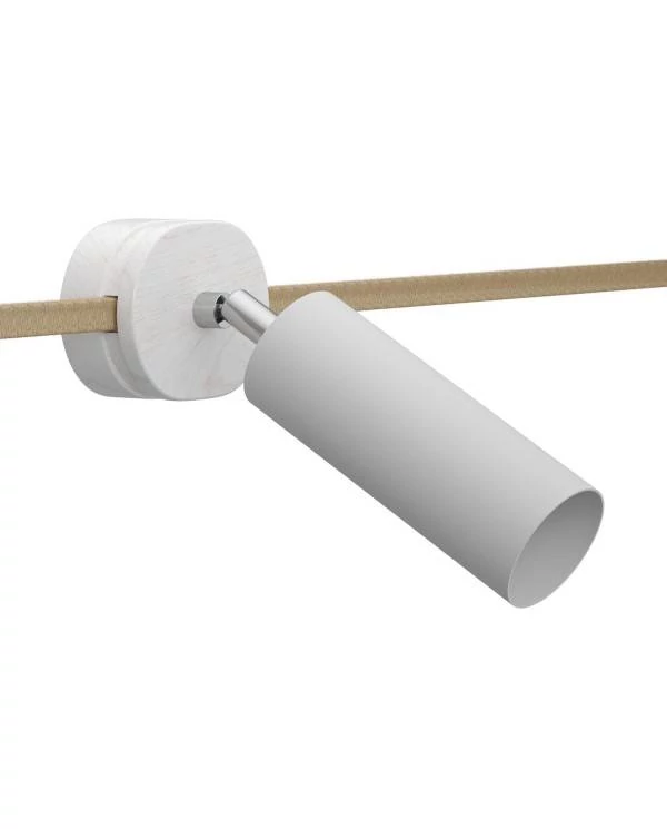 Foco orientable Filè, lámpara de pared con Tub-E14