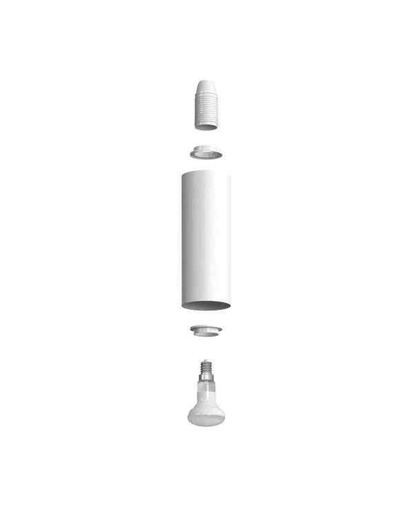 Foco orientable Filè, lámpara de pared con Tub-E14