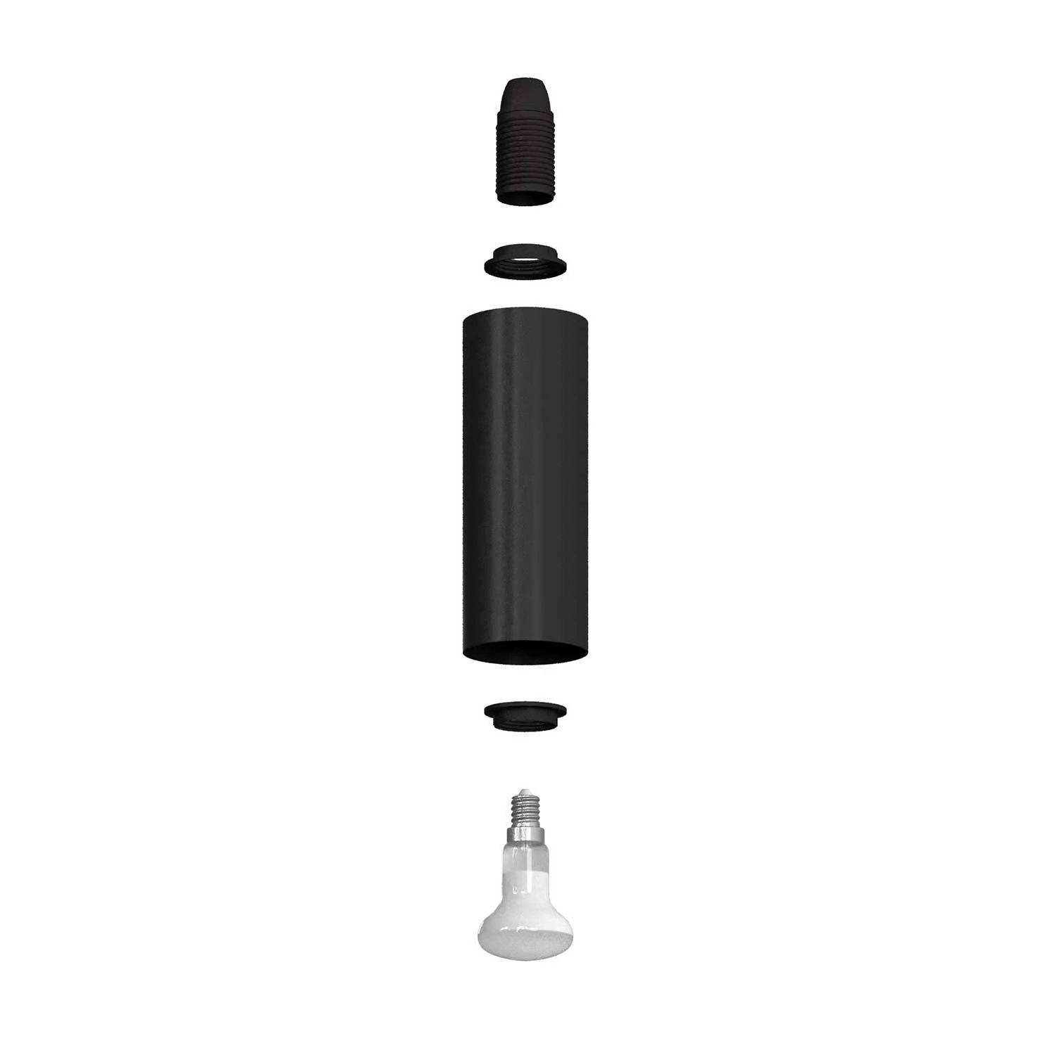 Foco orientable Filè, lámpara de pared con Tub-E14