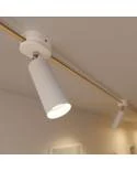 Foco orientable Filè, lámpara de pared con pantalla metal Tub-E14