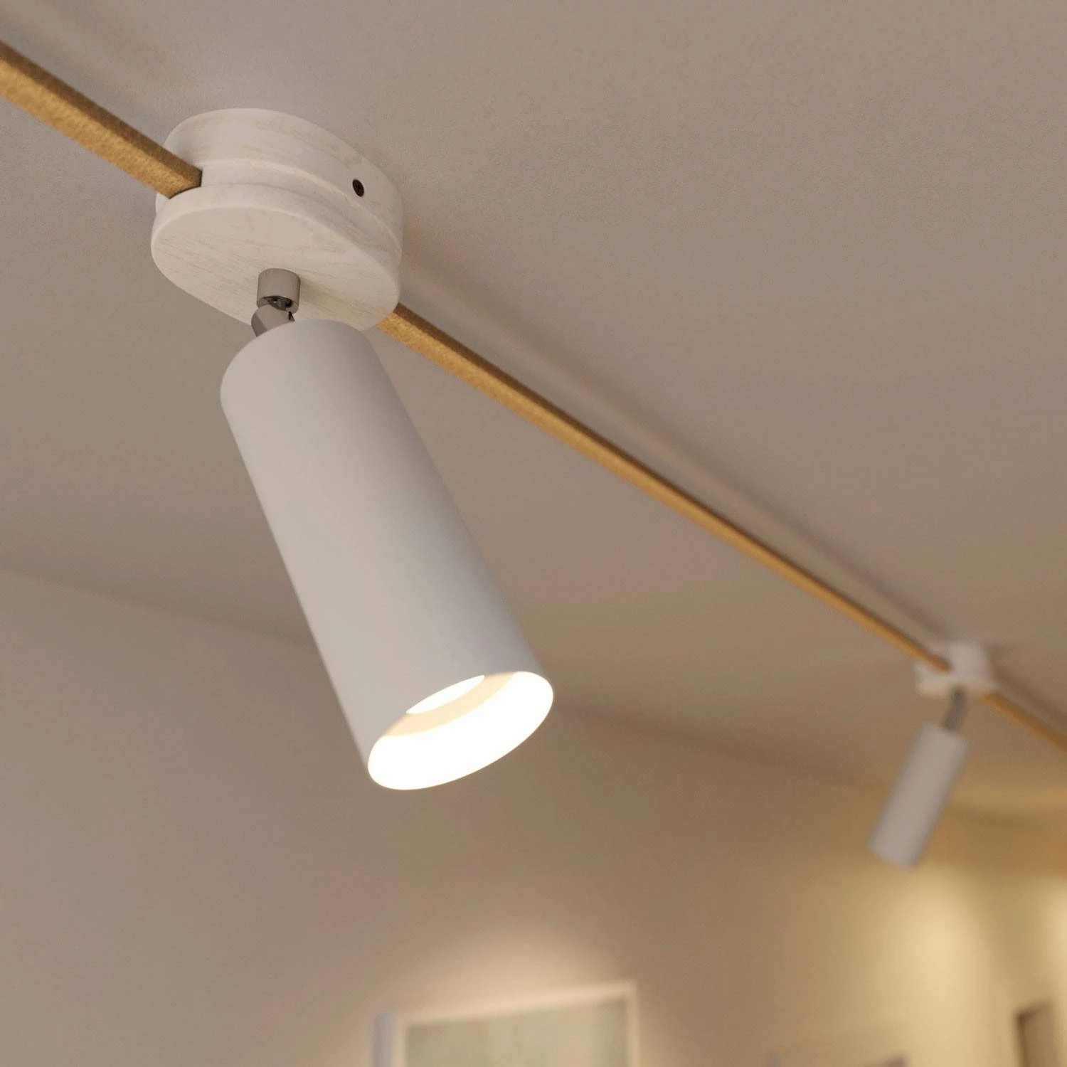 Foco orientable Filè, lámpara de pared con Tub-E14
