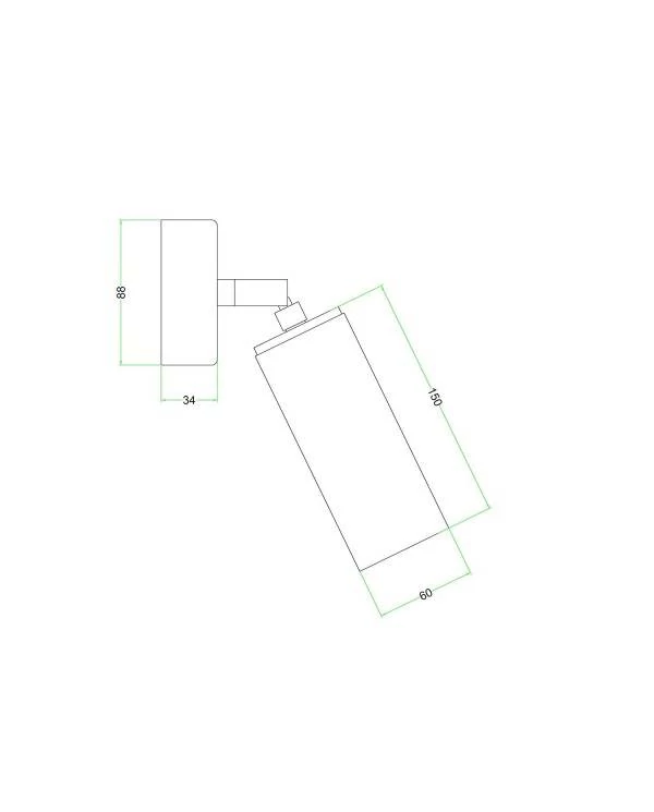 Fermaluce Wood foco orientable en madera