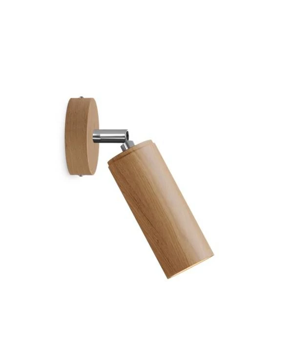 Fermaluce Wood foco orientable en madera