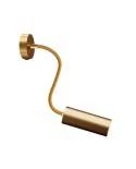 Lámpara Fermaluce Flex 30 con mini rosetón con interruptor y foco con pantalla Tub-E14