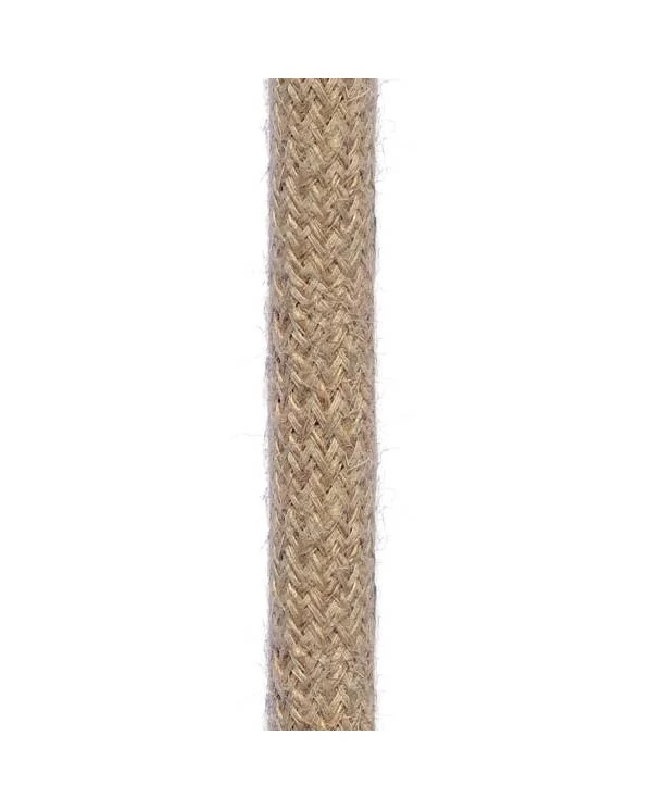 Lámpara Fermaluce Flex 30 con rosetón y foco de madera