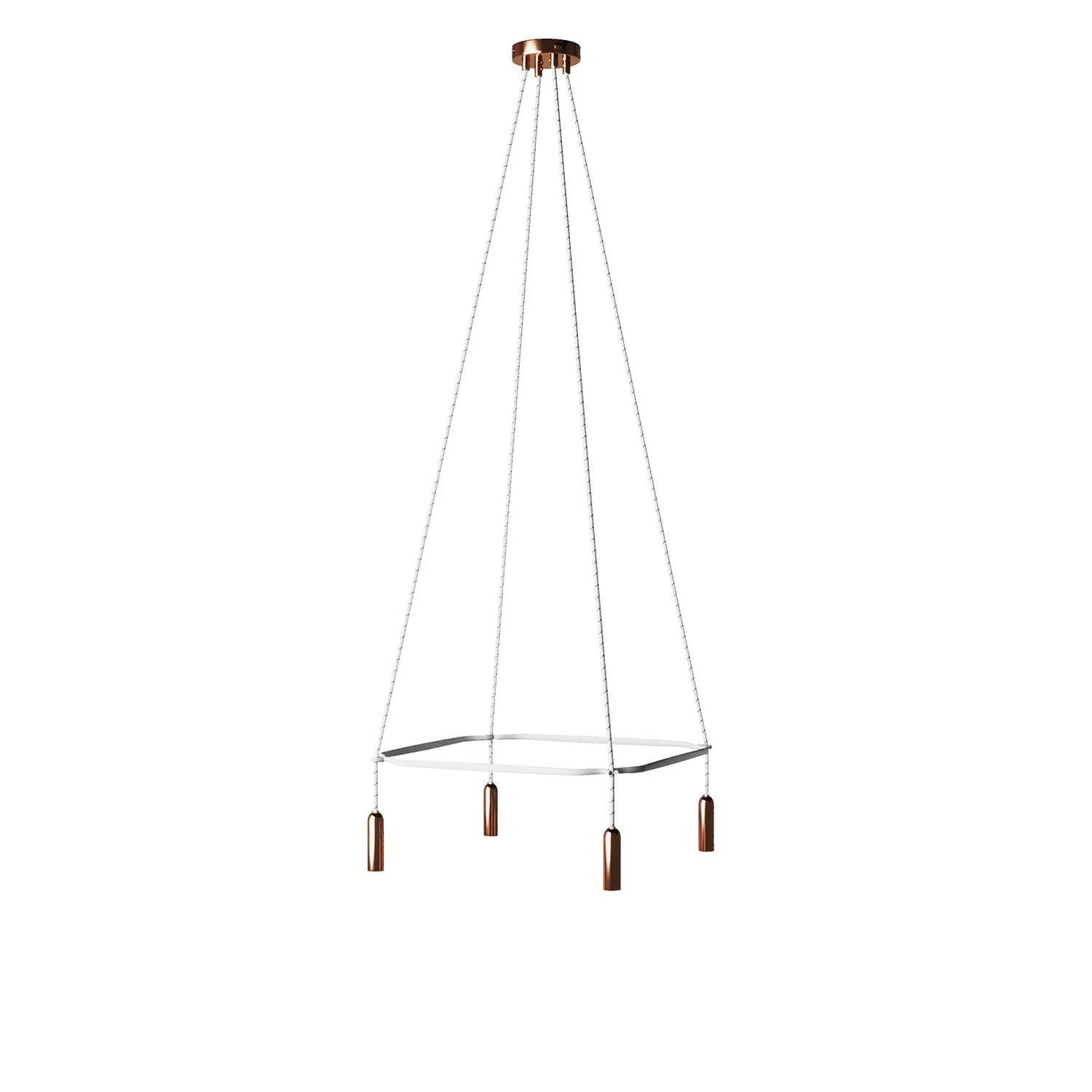 Cage  P-Light Lámpara de Araña de 4 caídas
