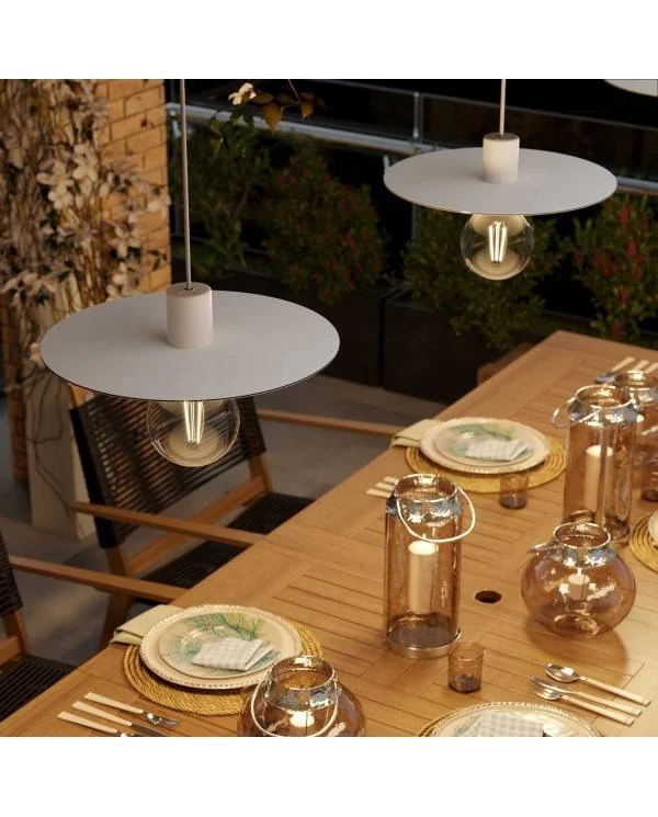 EIVA ELEGANT Lámpara de exterior con pantalla Ellepì