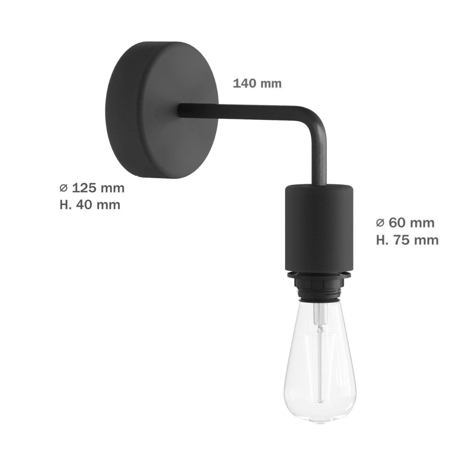 Fermaluce EIVA ELEGANT lámpara de pared impermeable