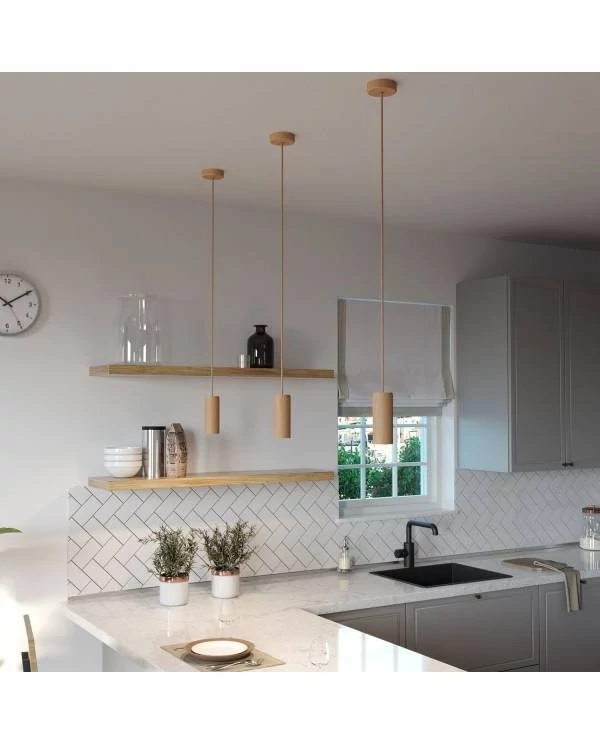 Pantalla en madera Tub E14