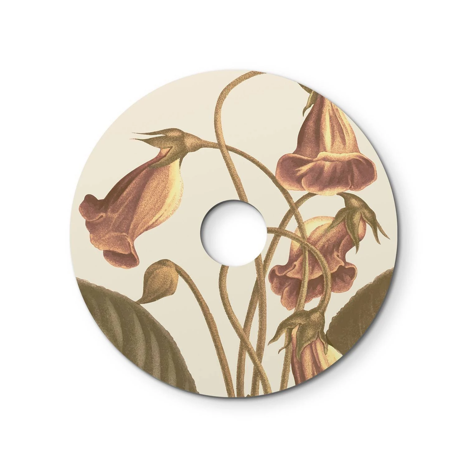 Pantalla mini Dibond con diseños florales