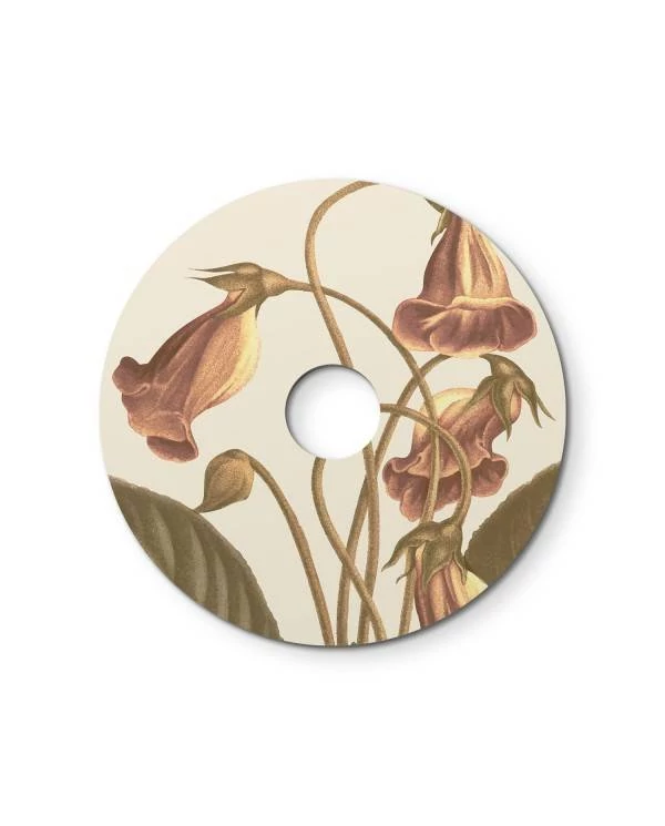 Pantalla mini Dibond con diseños florales