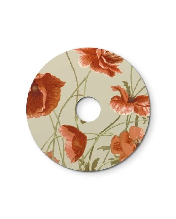 Pantalla mini Dibond con diseños florales