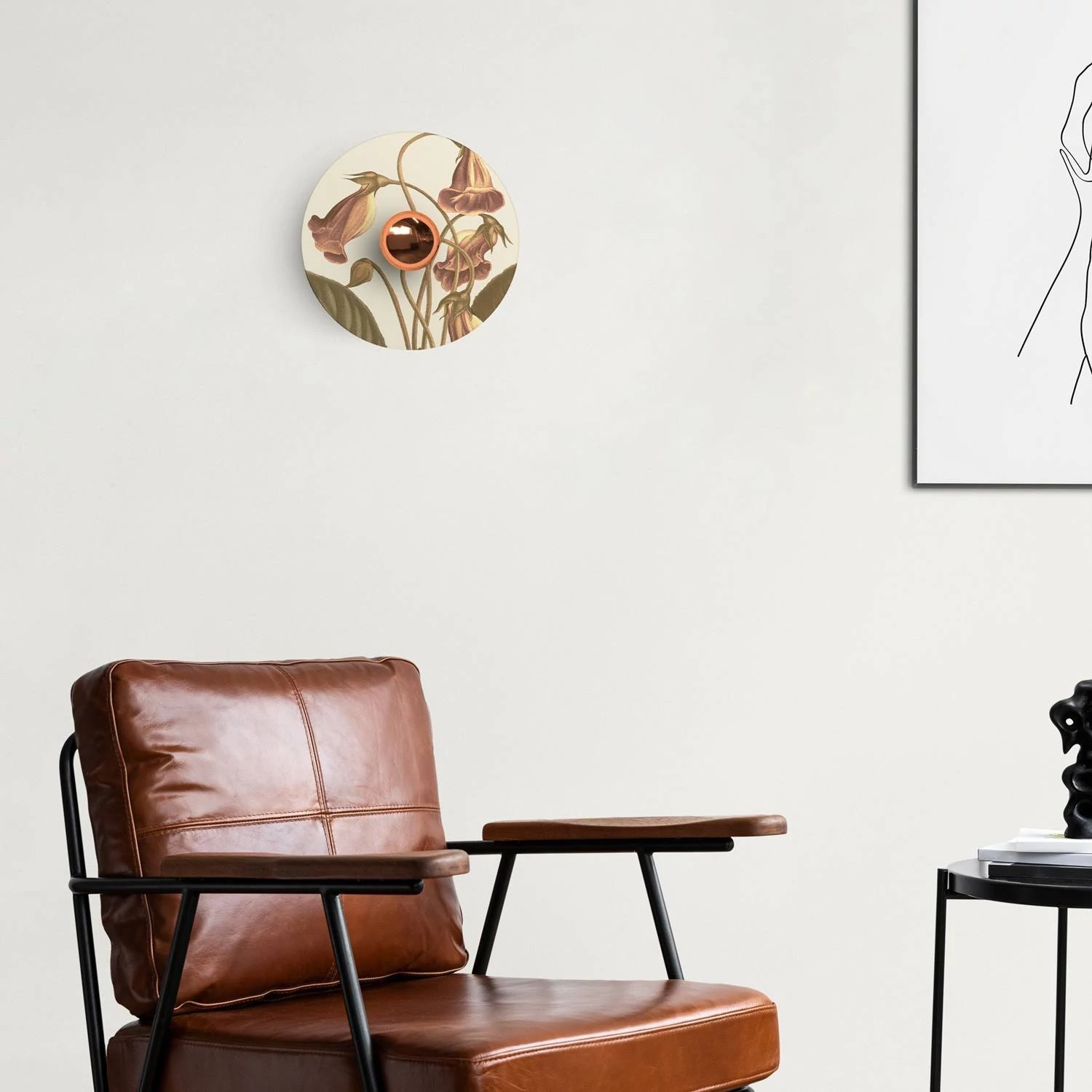 Pantalla mini Dibond con diseños florales