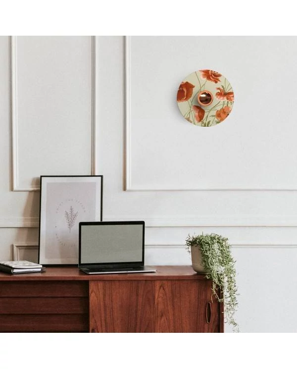 Pantalla mini Dibond con diseños florales