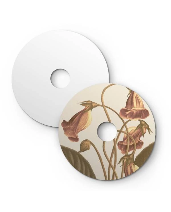 Pantalla mini Dibond con diseños florales