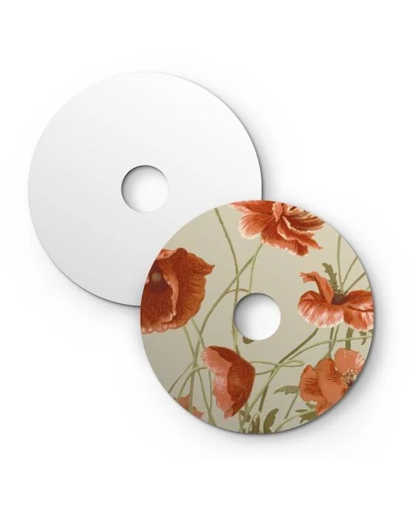 Pantalla mini Dibond con diseños florales