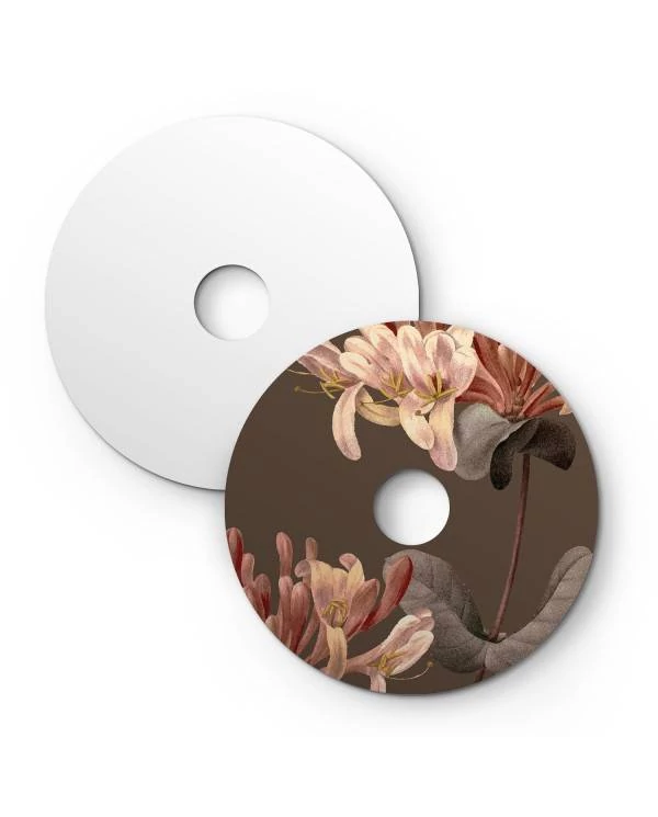 Pantalla mini Dibond con diseños florales