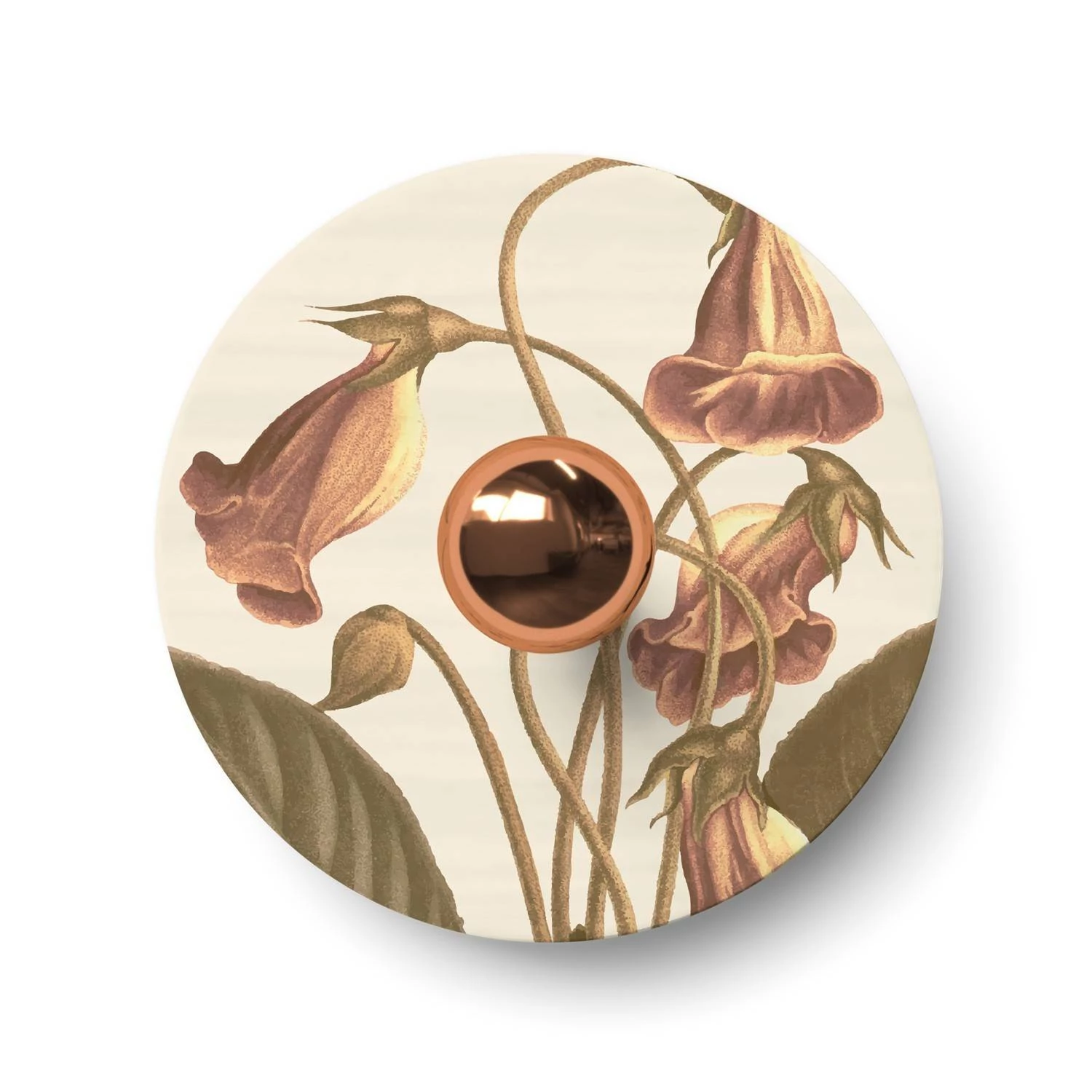 Pantalla mini Dibond con diseños florales